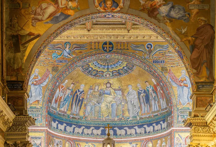 I mosaici dell'abside di Santa Maria in Trastevere